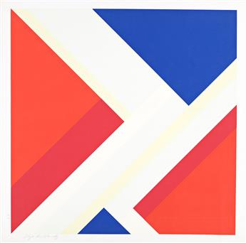 ILYA BOLOTOWSKY Two color screenprints.